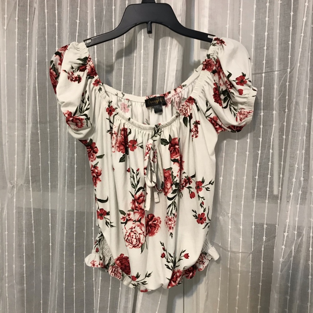 Floral Off-the-Shoulder Top